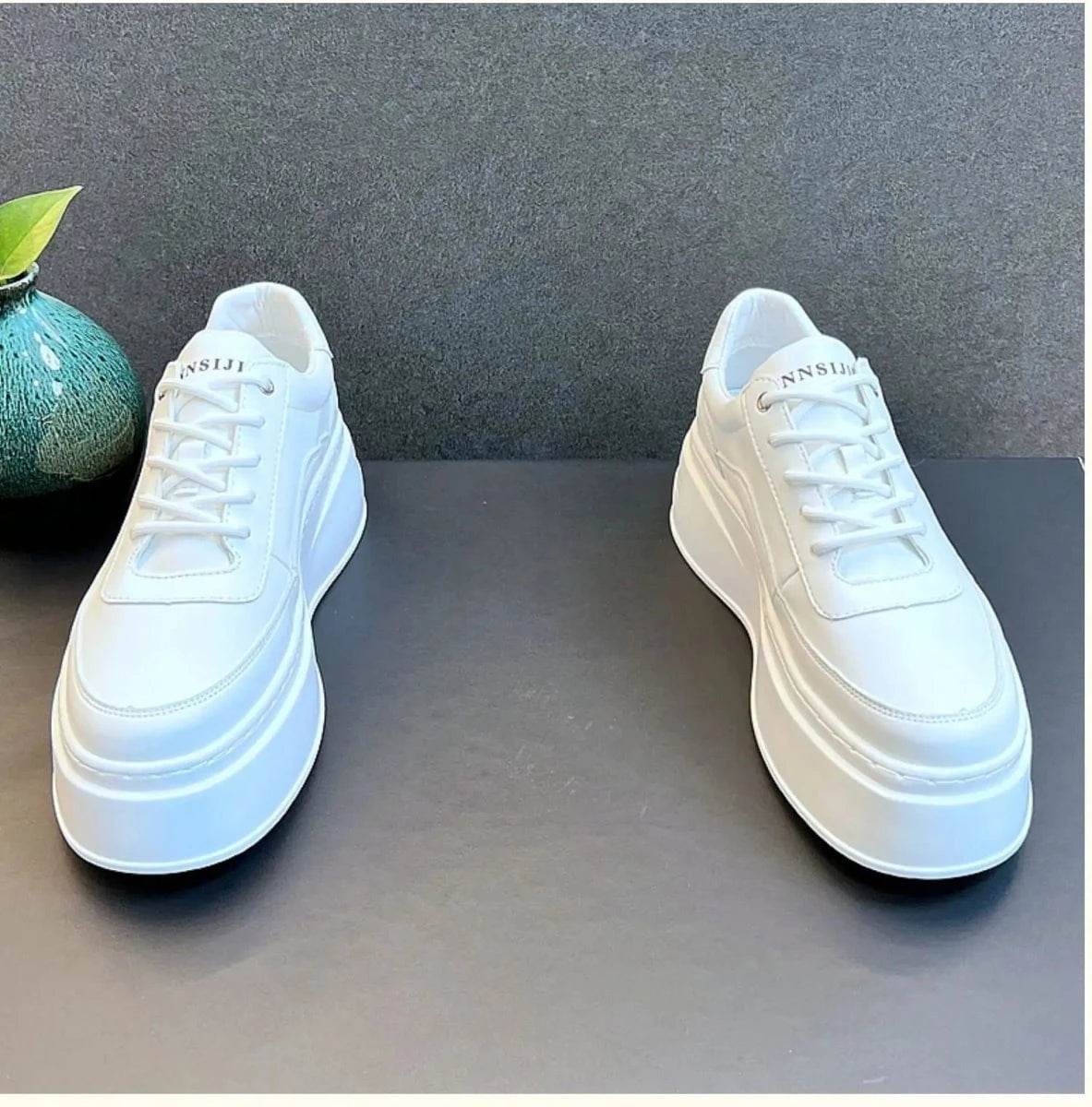 Men's Height Increasing Shoes – 2024 Fashion Breathable Thick Soled Casual Board Shoes - Giggles And Grab