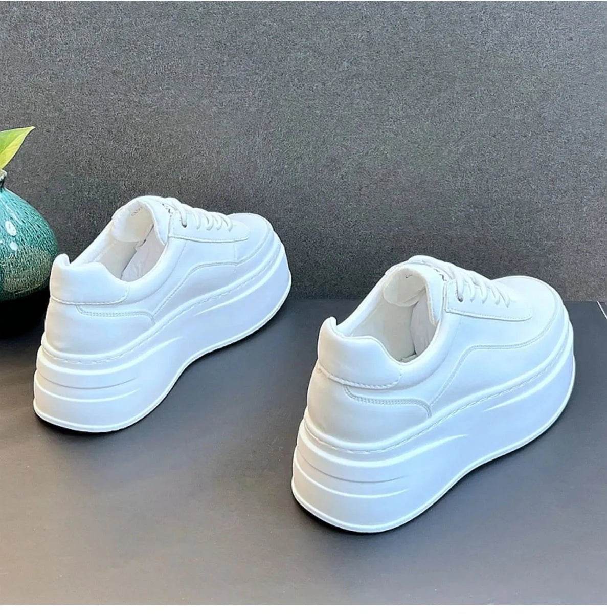 Men's Height Increasing Shoes – 2024 Fashion Breathable Thick Soled Casual Board Shoes - Giggles And Grab