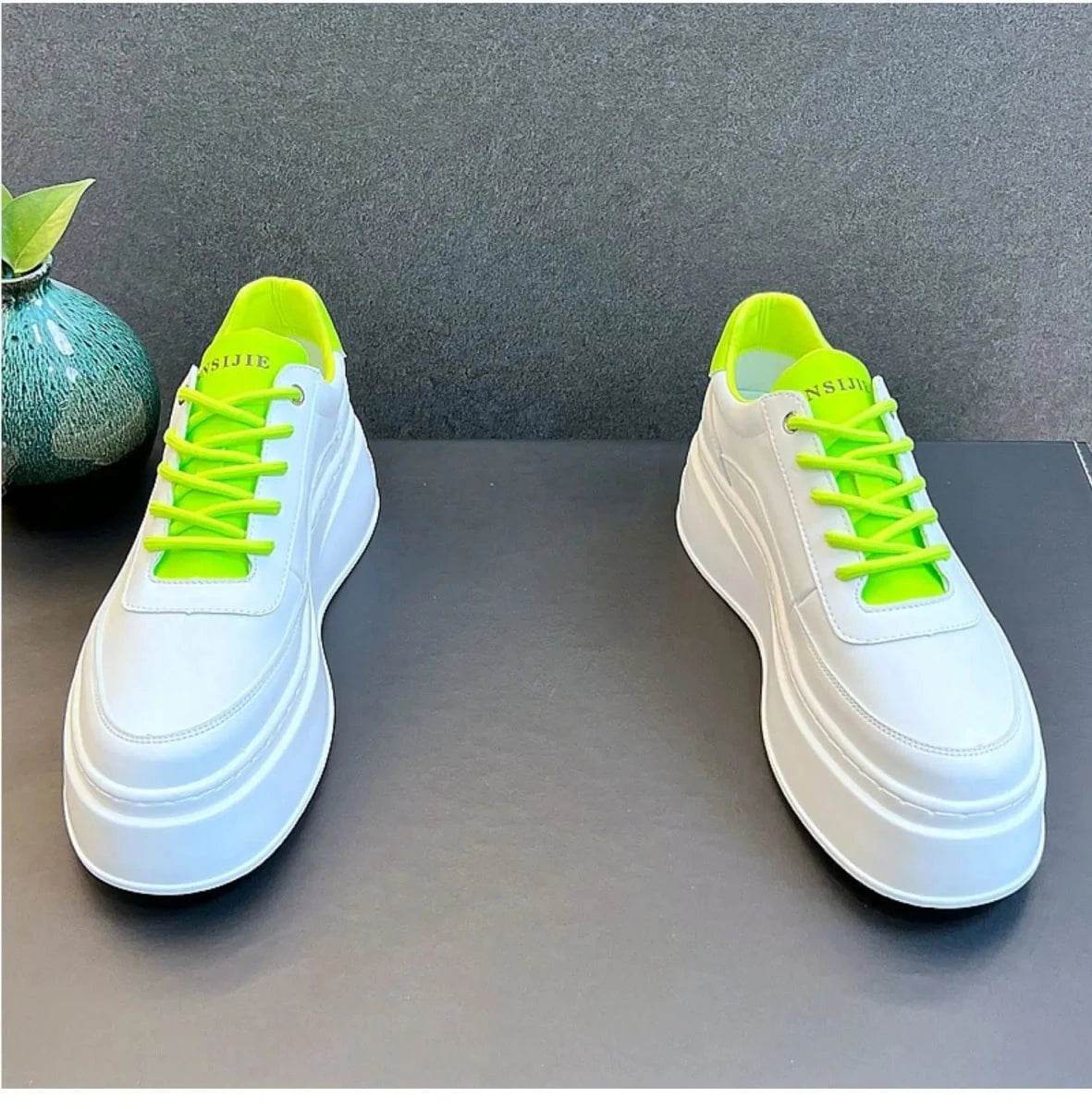 Men's Height Increasing Shoes – 2024 Fashion Breathable Thick Soled Casual Board Shoes - Giggles And Grab