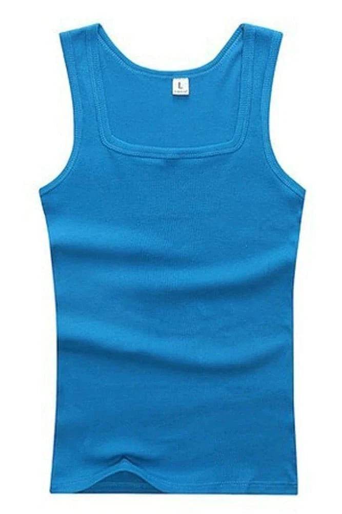Plus Size Men Clothing Tank Tops Black White Gray Singlets Sleeveless - Giggles And Grab