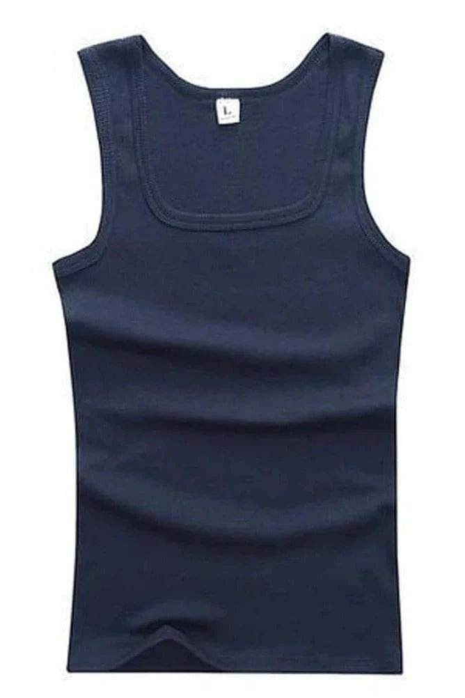 Plus Size Men Clothing Tank Tops Black White Gray Singlets Sleeveless - Giggles And Grab