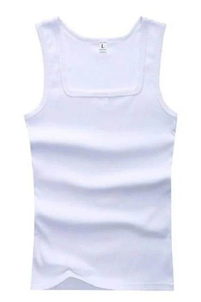 Plus Size Men Clothing Tank Tops Black White Gray Singlets Sleeveless - Giggles And Grab