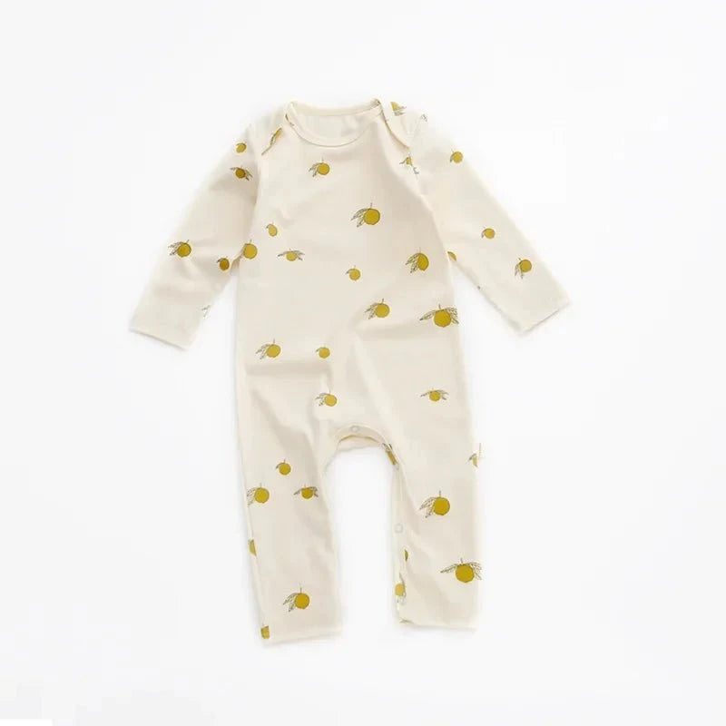 Giggles And Grab New fall baby girl floral romper D / 12-18M "New Fall Baby Girl Floral Romper Jumpsuit Long Sleeve Outfit (Spring/Autumn)"