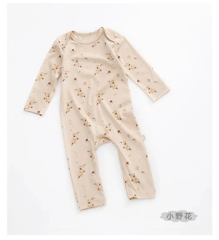 Giggles And Grab New fall baby girl floral romper "New Fall Baby Girl Floral Romper Jumpsuit Long Sleeve Outfit (Spring/Autumn)"