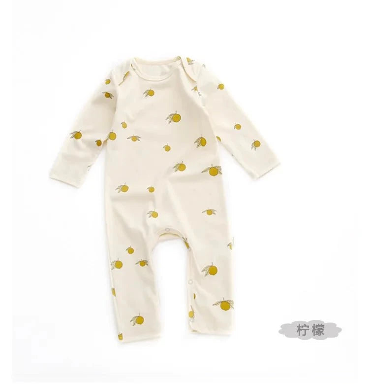 Giggles And Grab New fall baby girl floral romper "New Fall Baby Girl Floral Romper Jumpsuit Long Sleeve Outfit (Spring/Autumn)"