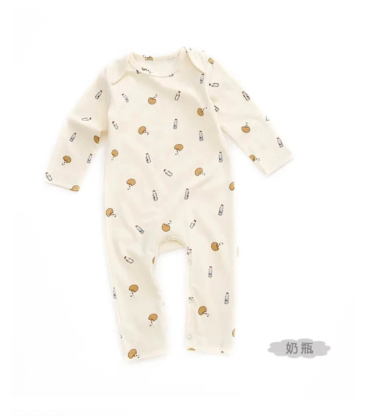 Giggles And Grab New fall baby girl floral romper "New Fall Baby Girl Floral Romper Jumpsuit Long Sleeve Outfit (Spring/Autumn)"