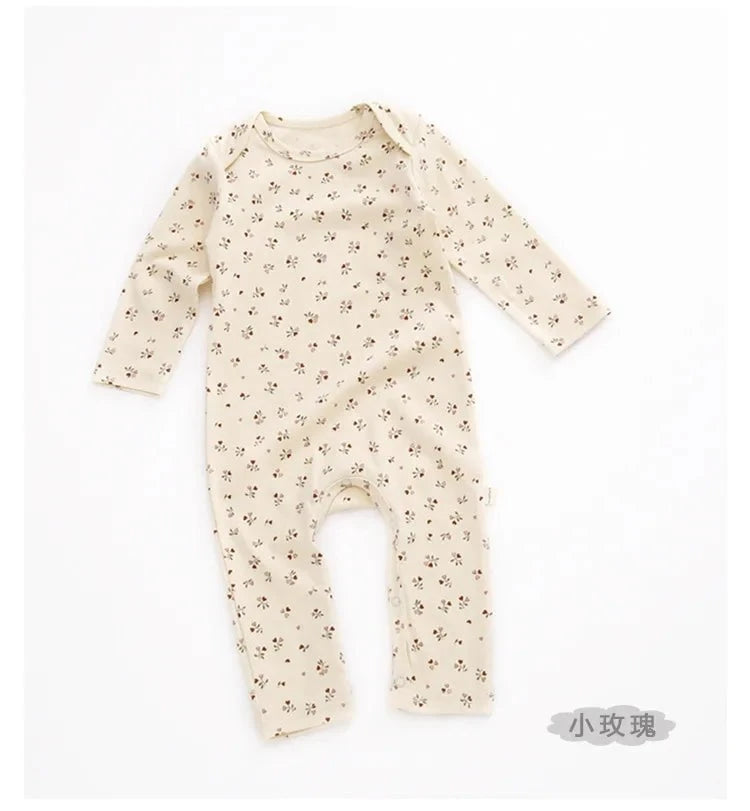 Giggles And Grab New fall baby girl floral romper "New Fall Baby Girl Floral Romper Jumpsuit Long Sleeve Outfit (Spring/Autumn)"