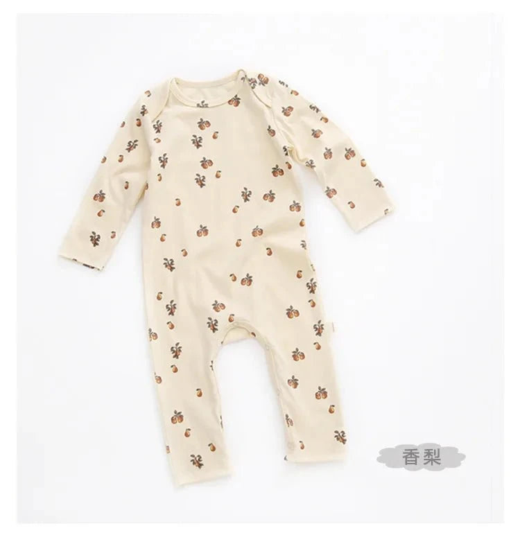 Giggles And Grab New fall baby girl floral romper "New Fall Baby Girl Floral Romper Jumpsuit Long Sleeve Outfit (Spring/Autumn)"