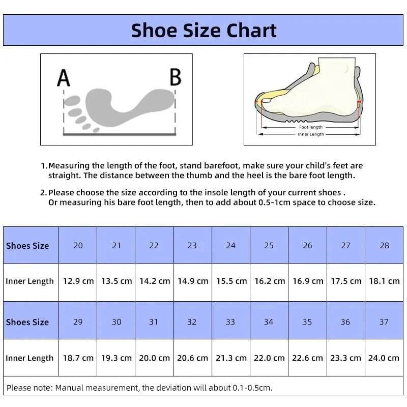 OrOthopedic Kids Shoes – Princepard Autumn Sports Sneakers with Arch Support & Corrective Insoles” - Giggles And Grab
