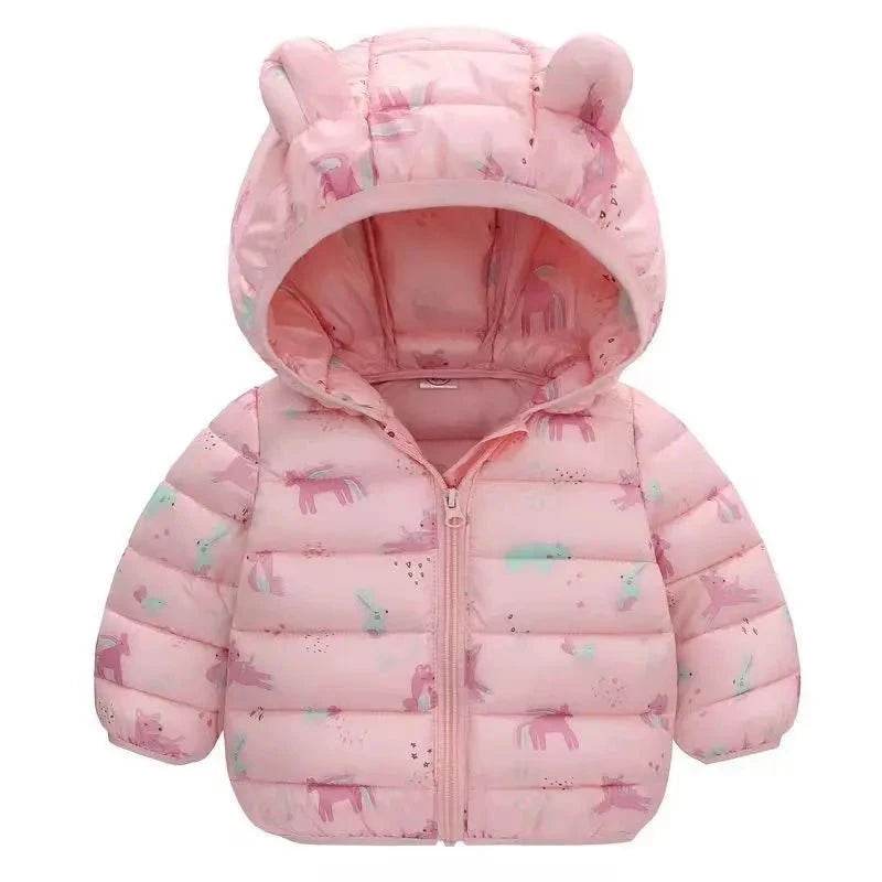 Kids Down Long Outerwear Winter Autumn Teen Cotton Clothes Boys Girls Cotton-Padded Parka Coats Big Children Thicken Warm Jacket - Giggles And Grab