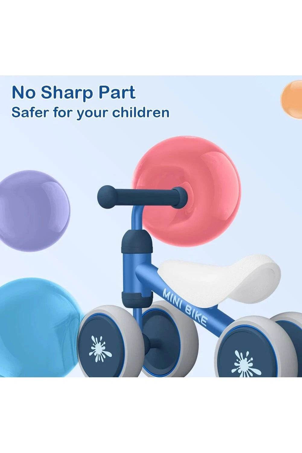 Baby Balance Bike - Ride Toy for 1 Year Old Boys & Girls, Anti-Drop Indoor Baby Walker (10-24 Months), First Bike Birthday Gift - Giggles And Grab