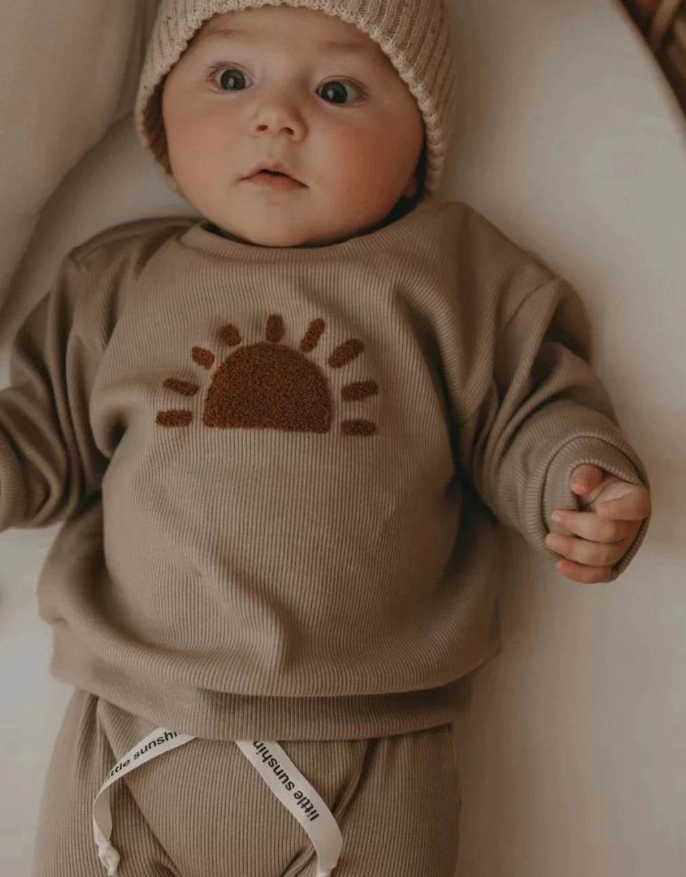 Spring Autumn Baby Boy Girls Clothes Cotton Girl Clothing Sets Long-Sleeved Sweatshirts + Pants Infant Clothes 2pcs Suit Outfits - Giggles And Grab