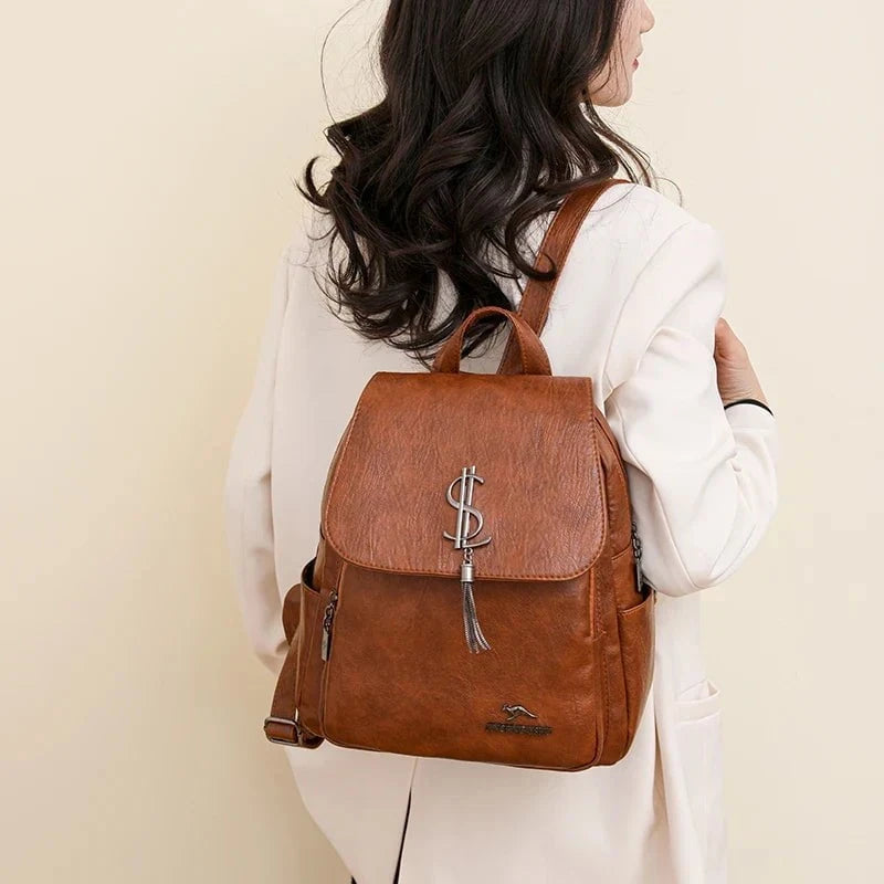 Giggles And Grab Women backpacks Fashion Women’s Soft Leather Backpack - Large Capacity Casual Travel & School Bag"