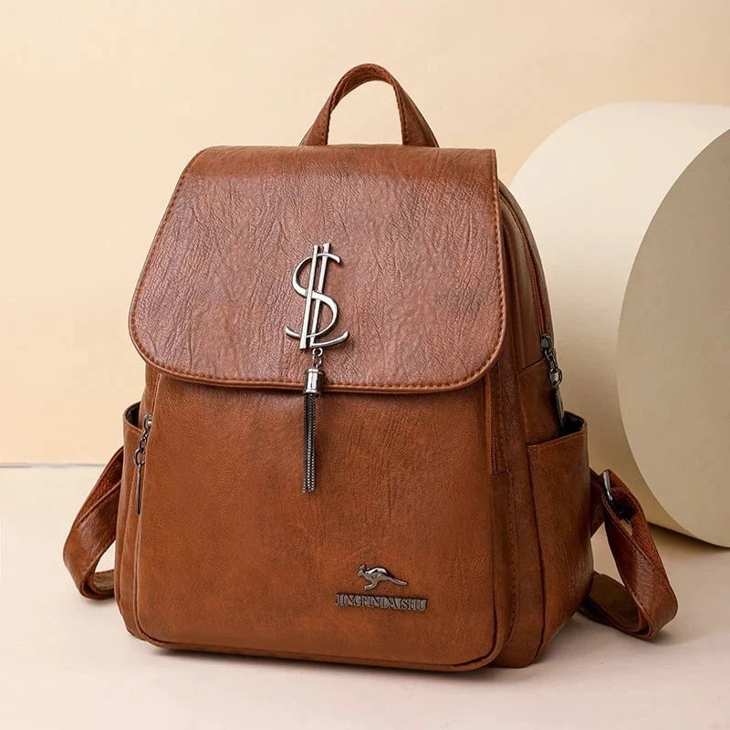Giggles And Grab Women backpacks Fashion Women’s Soft Leather Backpack - Large Capacity Casual Travel & School Bag"