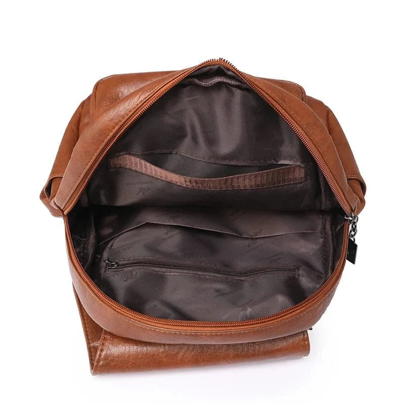 Giggles And Grab Women backpacks Fashion Women’s Soft Leather Backpack - Large Capacity Casual Travel & School Bag"