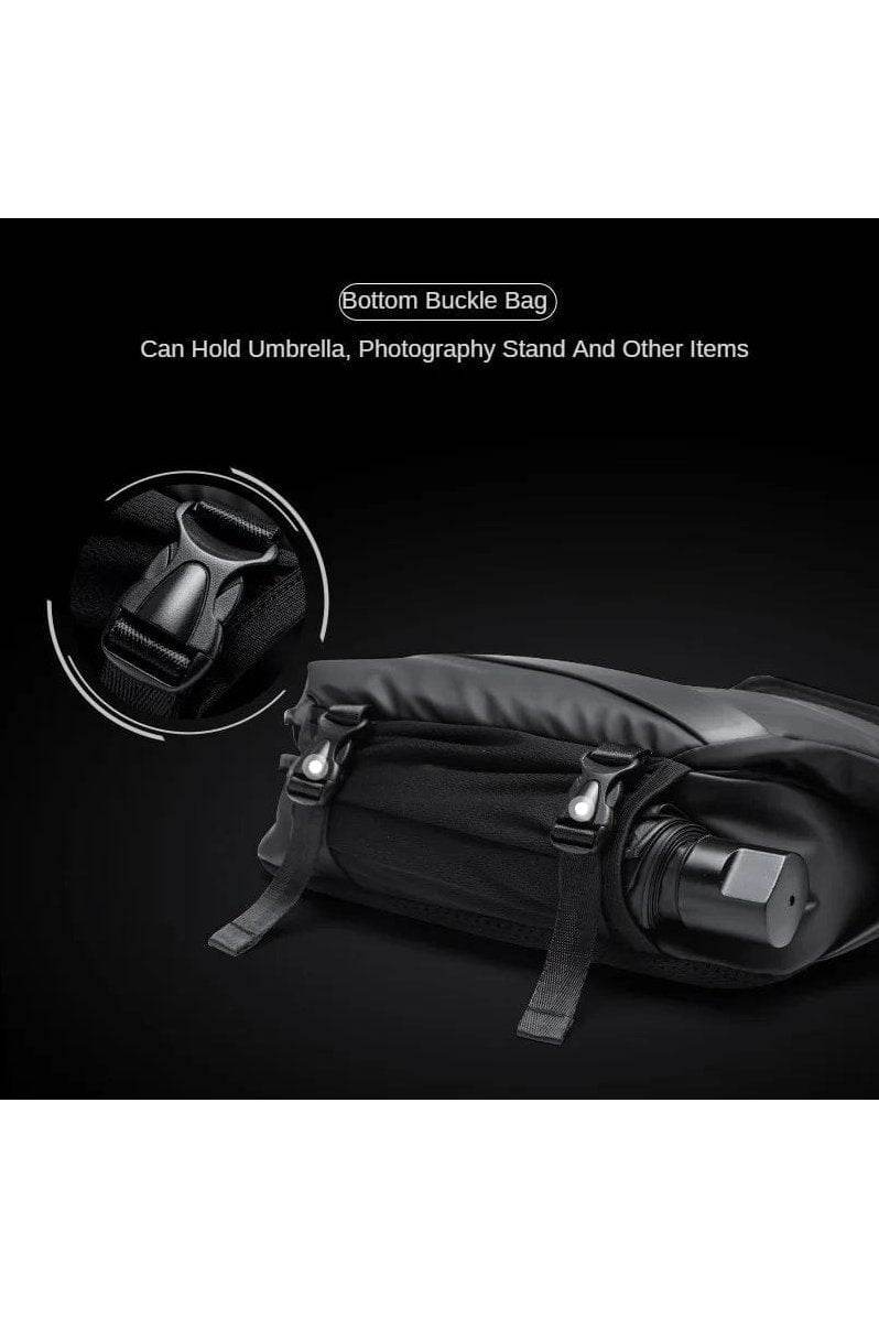 Premium Crossbody Bag with Magnetic Buckle – Fashion Waterproof Sling Shoulder Bag for Men - Giggles And Grab
