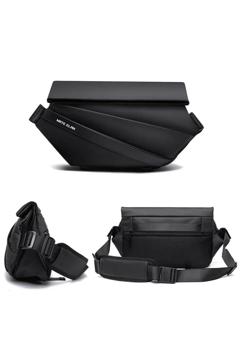 Premium Crossbody Bag with Magnetic Buckle – Fashion Waterproof Sling Shoulder Bag for Men - Giggles And Grab