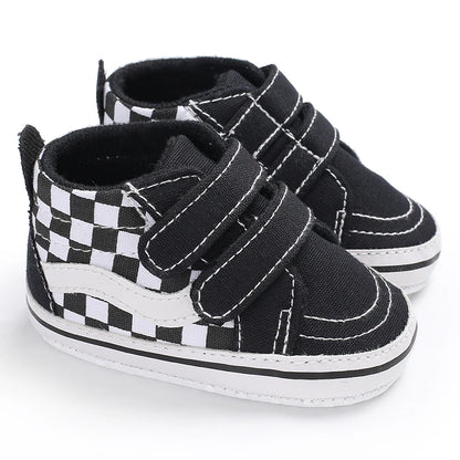 "VALEN SINA Fashion Casual Baby First Walkers – Newborn Kid Canvas Sneakers, Soft Sole Crib Shoes for Baby Boy & Girl, Prewalkers"
