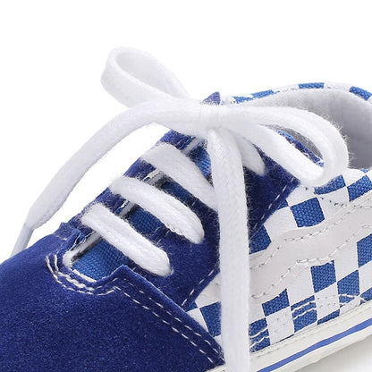 "VALEN SINA Fashion Casual Baby First Walkers – Newborn Kid Canvas Sneakers, Soft Sole Crib Shoes for Baby Boy & Girl, Prewalkers"