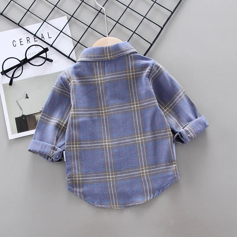 DIIMUU Spring Autumn Kids Baby Clothes - Cotton Shirt for Toddler Boys & Girls, Infant Tee Blouse for Children (1-5 Years)