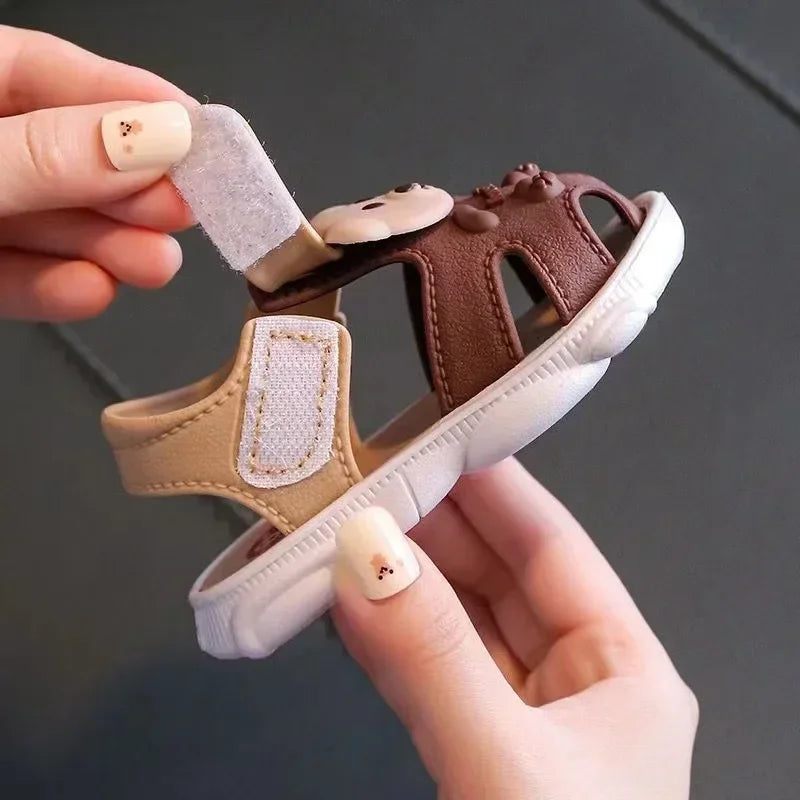 2024 Summer Baby Boys Girls Sandals - Children Beach Sandals Cartoon Infant Toddler Shoes - Comfortable Soft Sole Kids Student Shoes