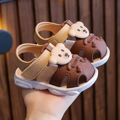 2024 Summer Baby Boys Girls Sandals - Children Beach Sandals Cartoon Infant Toddler Shoes - Comfortable Soft Sole Kids Student Shoes