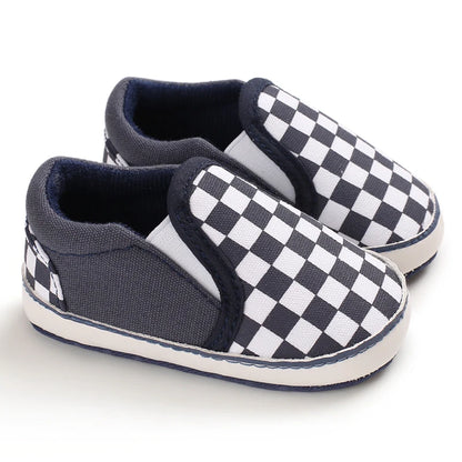 "VALEN SINA Fashion Casual Baby First Walkers – Newborn Kid Canvas Sneakers, Soft Sole Crib Shoes for Baby Boy & Girl, Prewalkers"