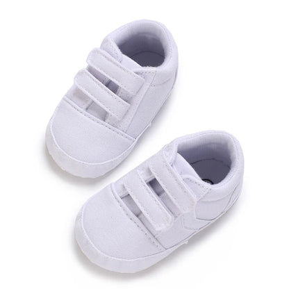 "VALEN SINA Fashion Casual Baby First Walkers – Newborn Kid Canvas Sneakers, Soft Sole Crib Shoes for Baby Boy & Girl, Prewalkers"
