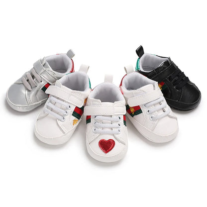 Baby Boy & Girl Shoes – Infant Non-Slip Sneakers, Breathable Lightweight Toddler First Walking Shoes (6-18 Months)