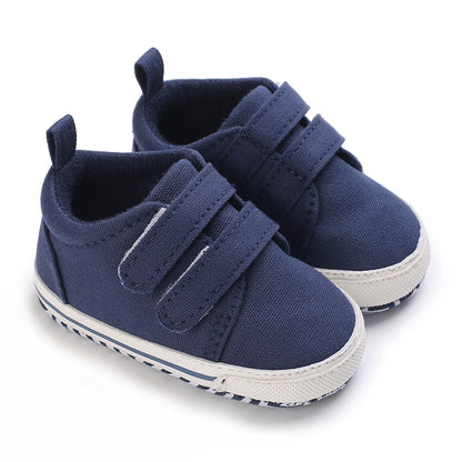 "VALEN SINA Fashion Casual Baby First Walkers – Newborn Kid Canvas Sneakers, Soft Sole Crib Shoes for Baby Boy & Girl, Prewalkers"