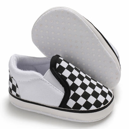 "VALEN SINA Fashion Casual Baby First Walkers – Newborn Kid Canvas Sneakers, Soft Sole Crib Shoes for Baby Boy & Girl, Prewalkers"