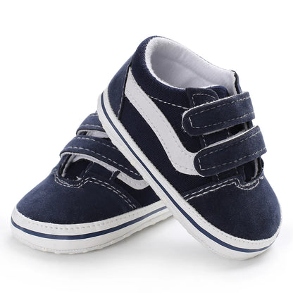 "VALEN SINA Fashion Casual Baby First Walkers – Newborn Kid Canvas Sneakers, Soft Sole Crib Shoes for Baby Boy & Girl, Prewalkers"