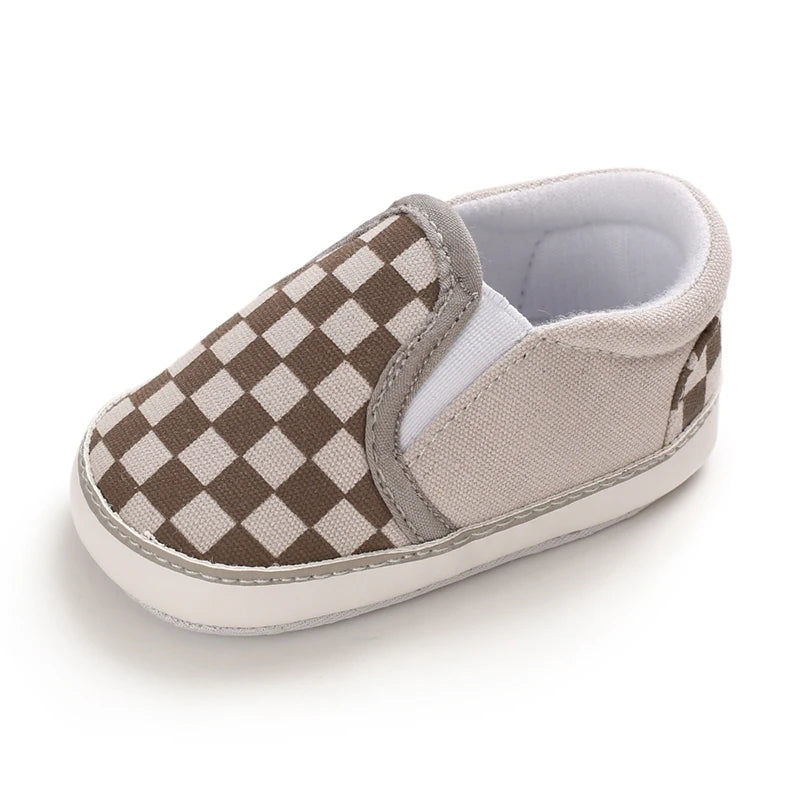 "VALEN SINA Fashion Casual Baby First Walkers – Newborn Kid Canvas Sneakers, Soft Sole Crib Shoes for Baby Boy & Girl, Prewalkers"
