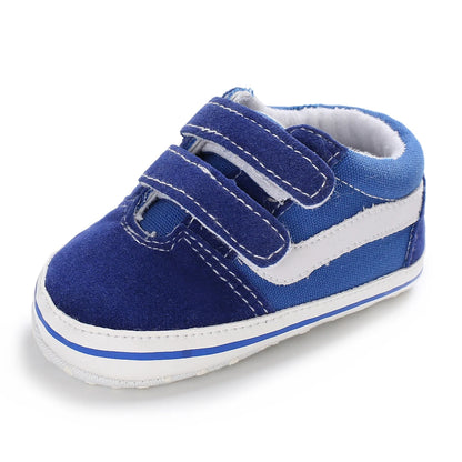 "VALEN SINA Fashion Casual Baby First Walkers – Newborn Kid Canvas Sneakers, Soft Sole Crib Shoes for Baby Boy & Girl, Prewalkers"