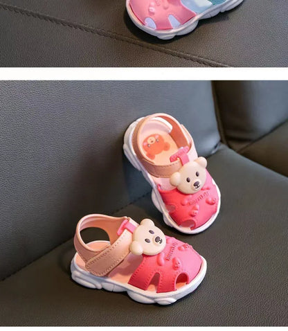 2024 Summer Baby Boys Girls Sandals - Children Beach Sandals Cartoon Infant Toddler Shoes - Comfortable Soft Sole Kids Student Shoes
