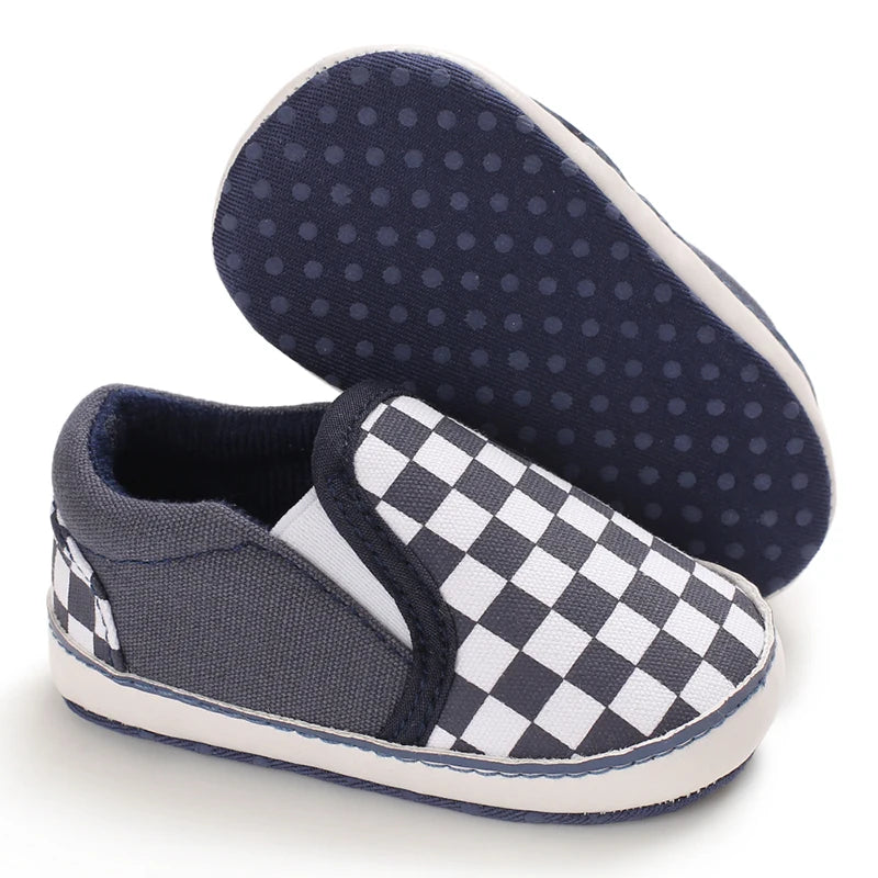 "VALEN SINA Fashion Casual Baby First Walkers – Newborn Kid Canvas Sneakers, Soft Sole Crib Shoes for Baby Boy & Girl, Prewalkers"
