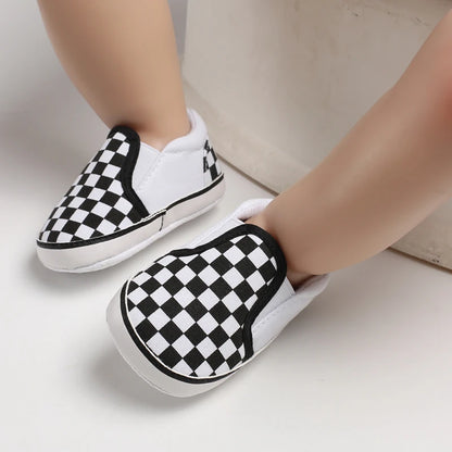 "VALEN SINA Fashion Casual Baby First Walkers – Newborn Kid Canvas Sneakers, Soft Sole Crib Shoes for Baby Boy & Girl, Prewalkers"
