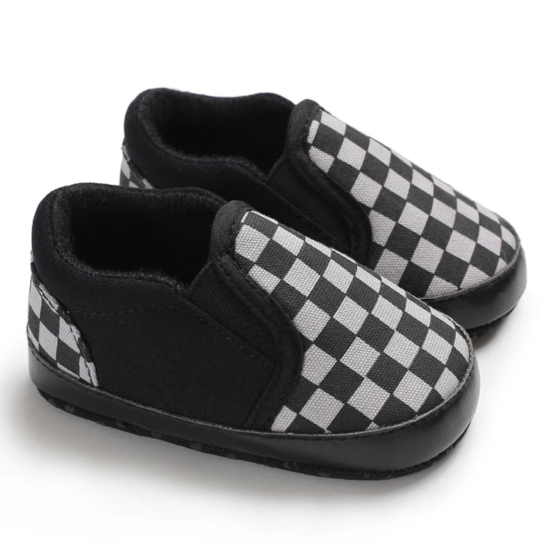 "VALEN SINA Fashion Casual Baby First Walkers – Newborn Kid Canvas Sneakers, Soft Sole Crib Shoes for Baby Boy & Girl, Prewalkers"