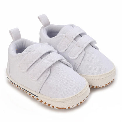 "VALEN SINA Fashion Casual Baby First Walkers – Newborn Kid Canvas Sneakers, Soft Sole Crib Shoes for Baby Boy & Girl, Prewalkers"