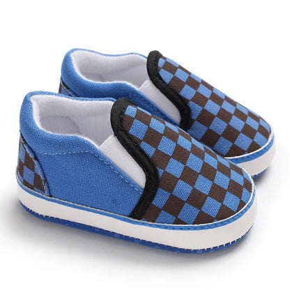 "VALEN SINA Fashion Casual Baby First Walkers – Newborn Kid Canvas Sneakers, Soft Sole Crib Shoes for Baby Boy & Girl, Prewalkers"