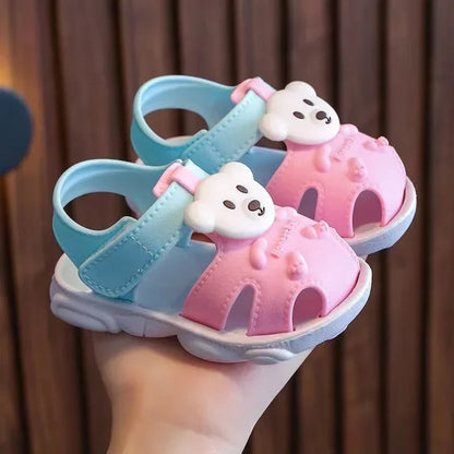 2024 Summer Baby Boys Girls Sandals - Children Beach Sandals Cartoon Infant Toddler Shoes - Comfortable Soft Sole Kids Student Shoes