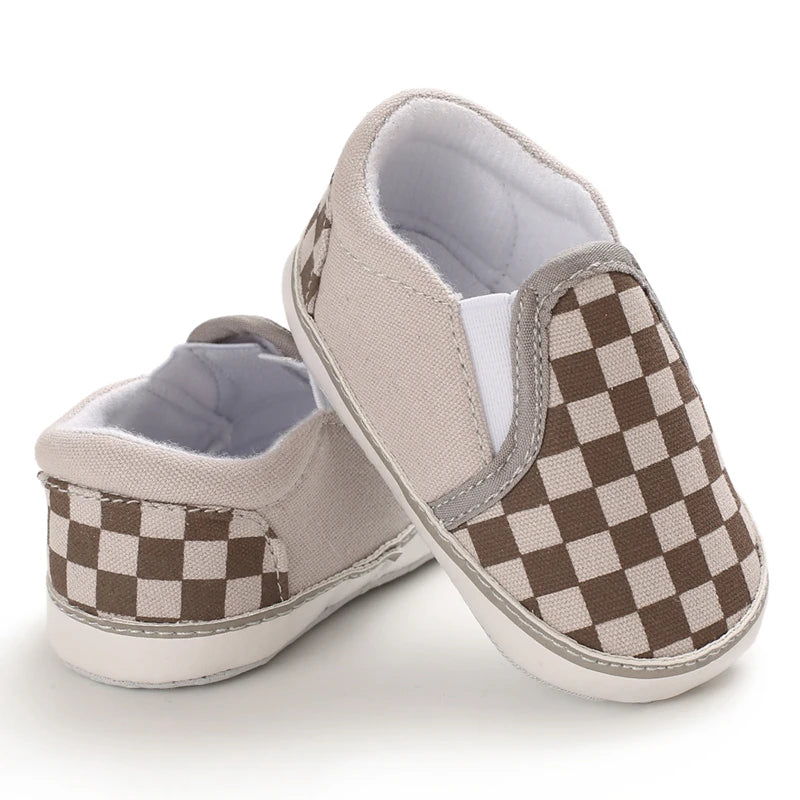 "VALEN SINA Fashion Casual Baby First Walkers – Newborn Kid Canvas Sneakers, Soft Sole Crib Shoes for Baby Boy & Girl, Prewalkers"
