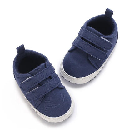 "VALEN SINA Fashion Casual Baby First Walkers – Newborn Kid Canvas Sneakers, Soft Sole Crib Shoes for Baby Boy & Girl, Prewalkers"