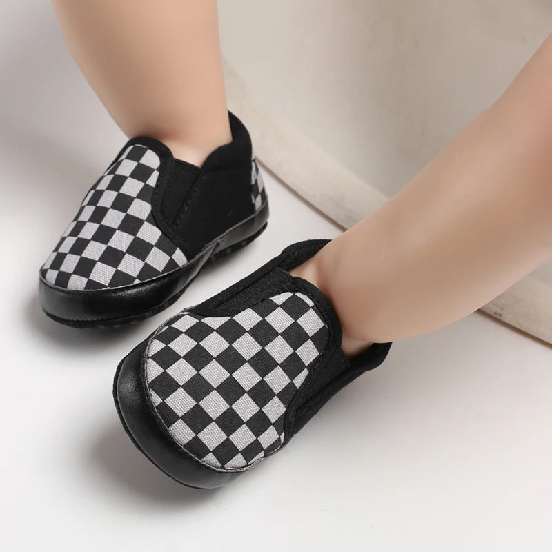 "VALEN SINA Fashion Casual Baby First Walkers – Newborn Kid Canvas Sneakers, Soft Sole Crib Shoes for Baby Boy & Girl, Prewalkers"