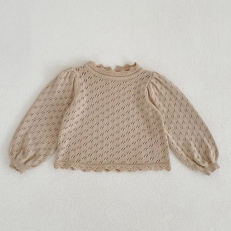 Newborn Baby Girls Long Sleeve Lace Sister Suit Knit Rompers Dress Tops Infant Jumpsuit Kids Baby Girls Rompers Clothes