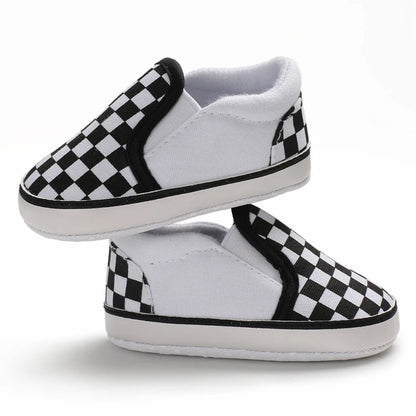 "VALEN SINA Fashion Casual Baby First Walkers – Newborn Kid Canvas Sneakers, Soft Sole Crib Shoes for Baby Boy & Girl, Prewalkers"