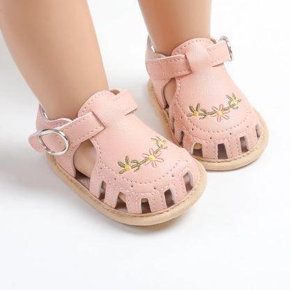 "Infant Baby Boys Girls Sandals, Summer Baby Wedding Dress Flat Shoes, Newborn Crib Shoes, First Walkers Prewalkers Shoes"
