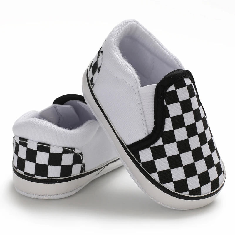 "VALEN SINA Fashion Casual Baby First Walkers – Newborn Kid Canvas Sneakers, Soft Sole Crib Shoes for Baby Boy & Girl, Prewalkers"