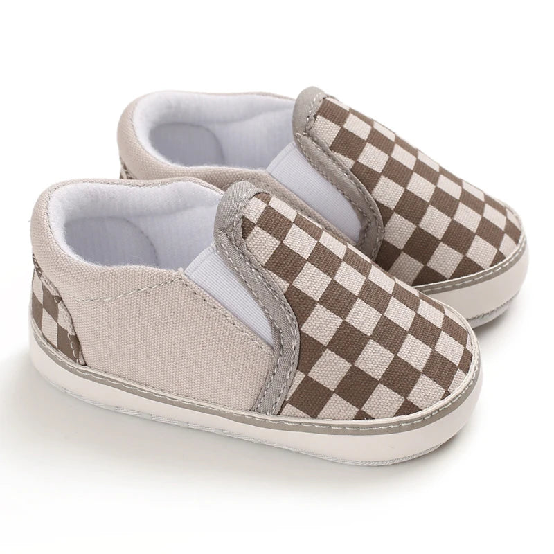 "VALEN SINA Fashion Casual Baby First Walkers – Newborn Kid Canvas Sneakers, Soft Sole Crib Shoes for Baby Boy & Girl, Prewalkers"