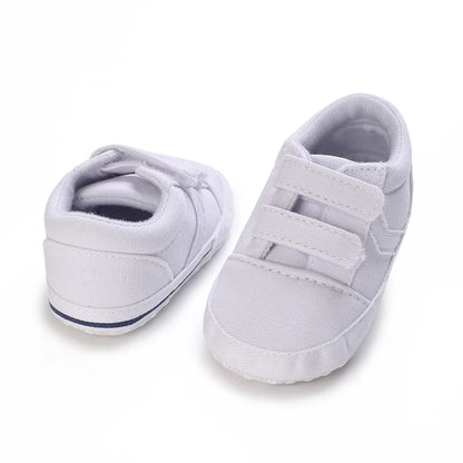"VALEN SINA Fashion Casual Baby First Walkers – Newborn Kid Canvas Sneakers, Soft Sole Crib Shoes for Baby Boy & Girl, Prewalkers"